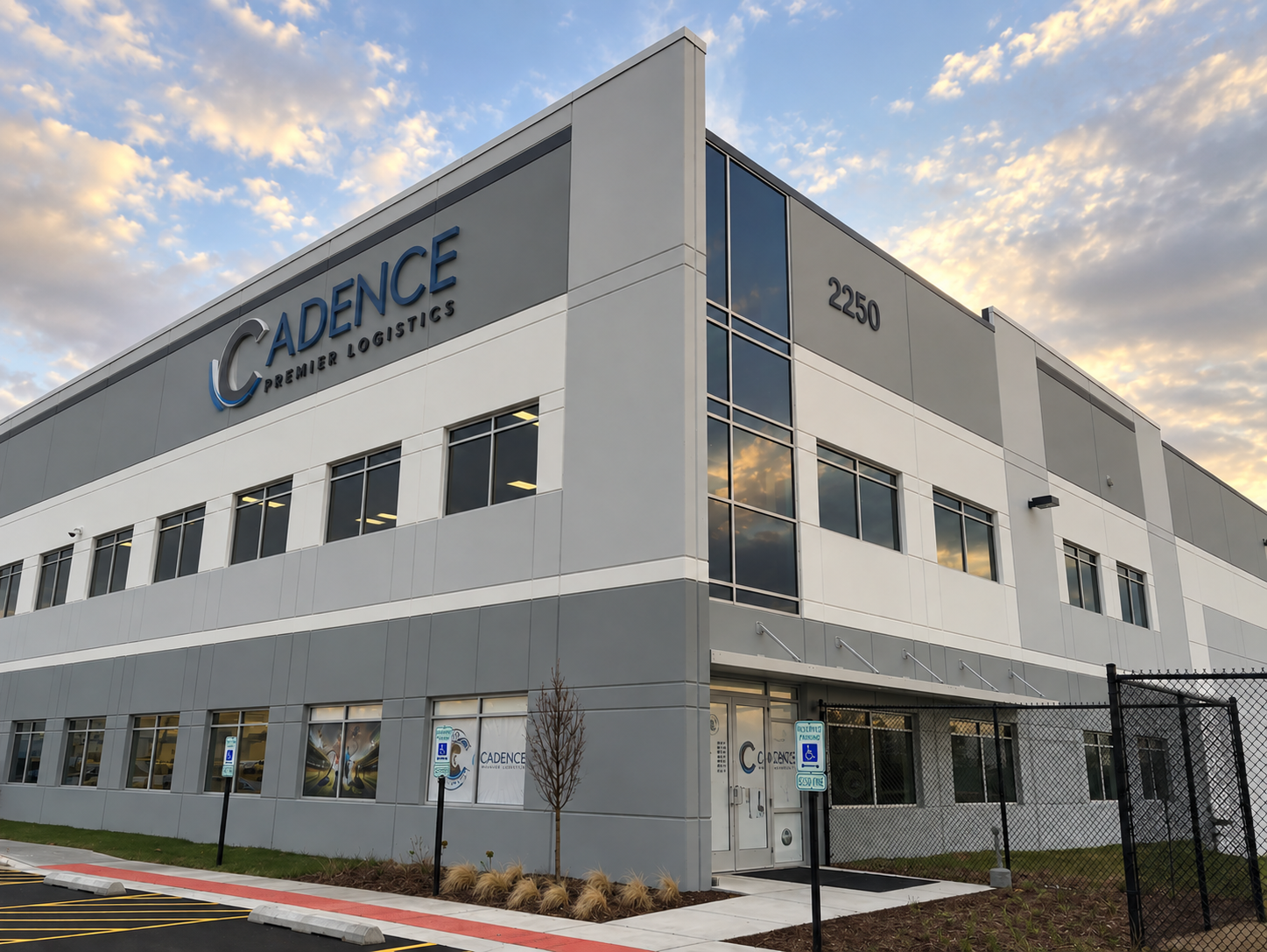 Exterior of Cadence Sports Center at 2250 S. Chicago Street